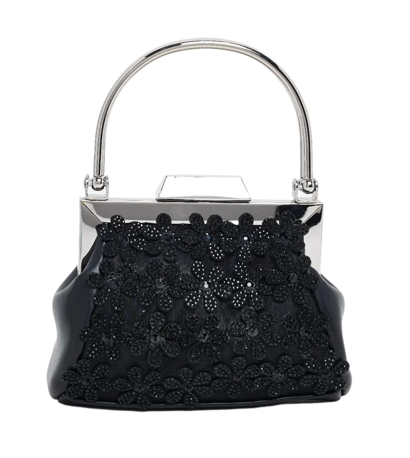 STEVE MADDEN Steve madden sehara women's black clutch